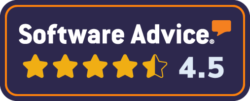 Software Advice badge, affirming the FlowCentric Processware has received a 4.5 out of 5 rating.